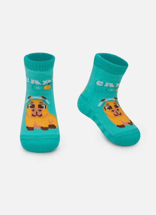 Meia Soquete Bebê RN Unissex Capy Bora