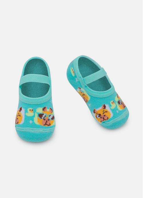 Meia Sapatilha Bebê RN Unissex Capy Bora