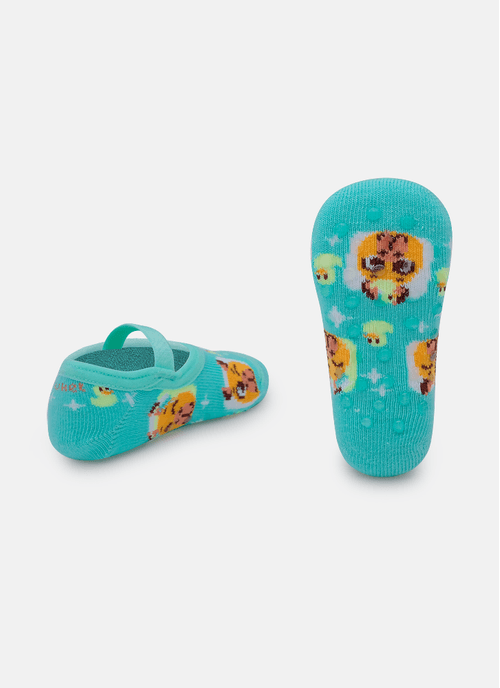 Meia Sapatilha Bebê RN Unissex Capy Bora