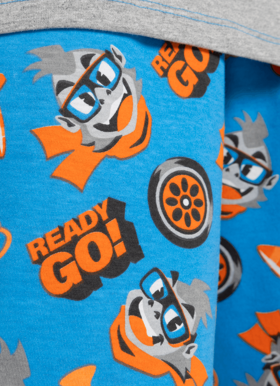 Pijama-Manga-Curta-Menino-Teen-Gorila-Racing