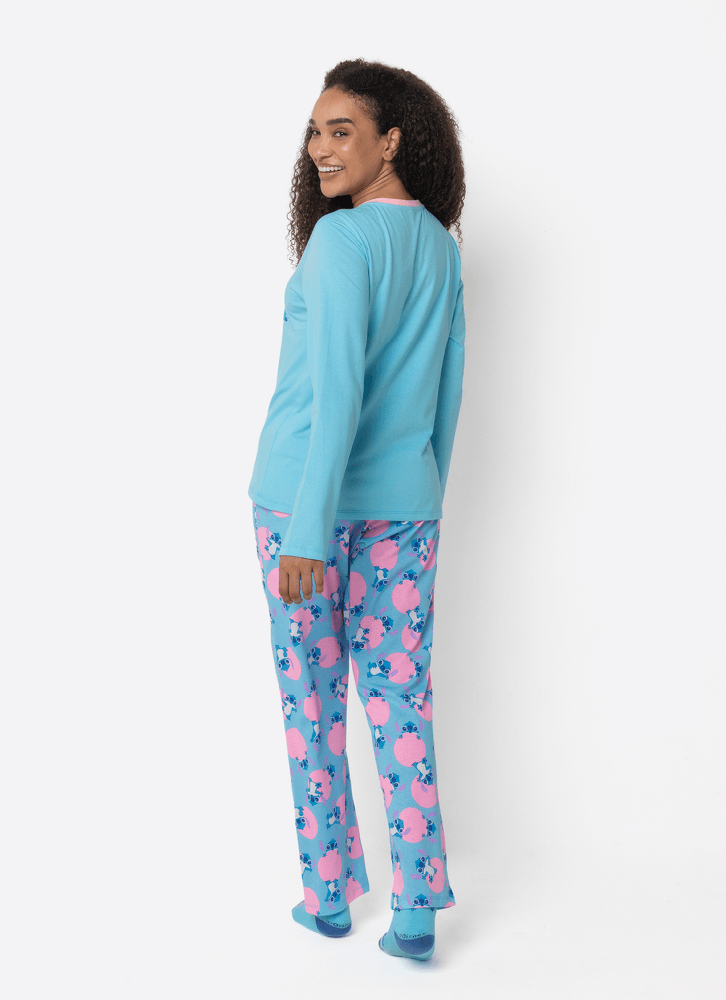 Pijama-Manga-Longa-Feminino-Stitch
