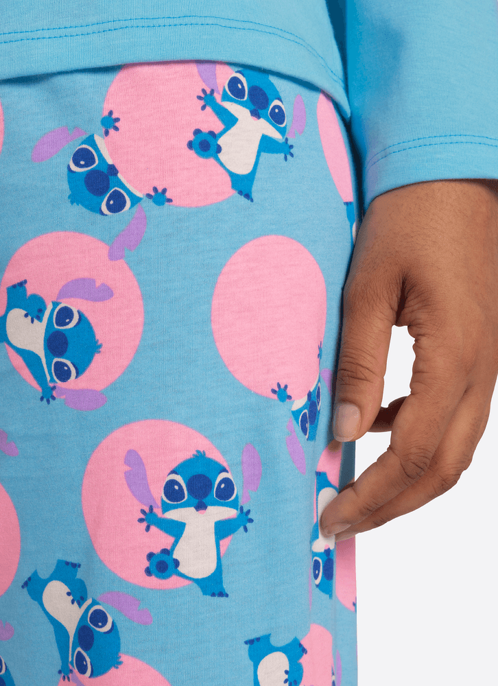 Pijama-Manga-Longa-Feminino-Stitch