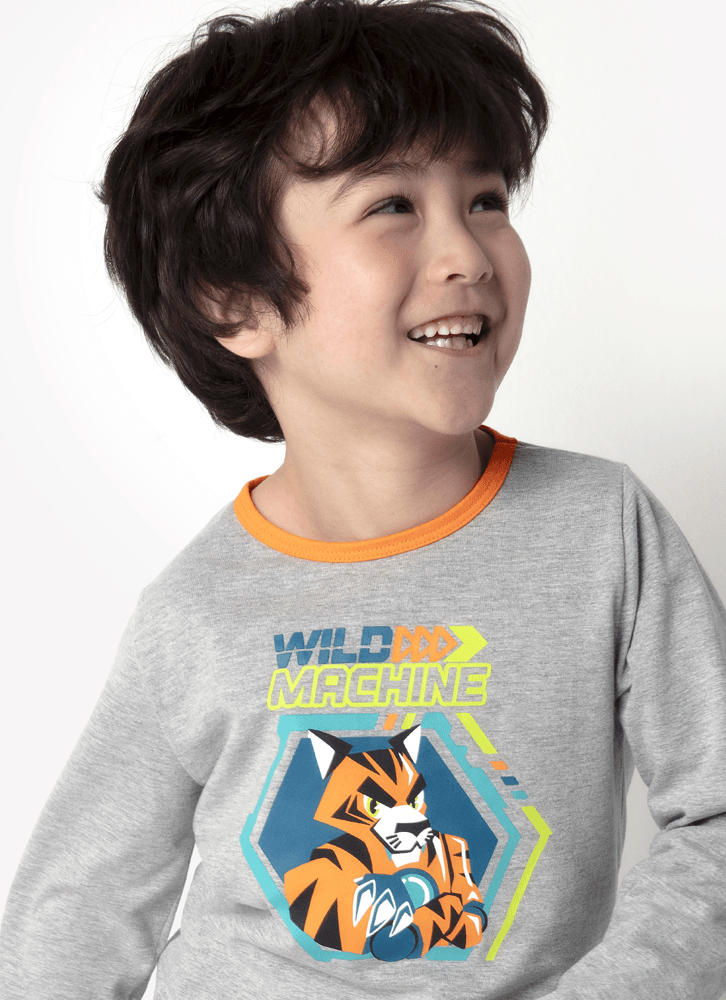Pijama-Manga-Longa-Menino-Tigre-Robo