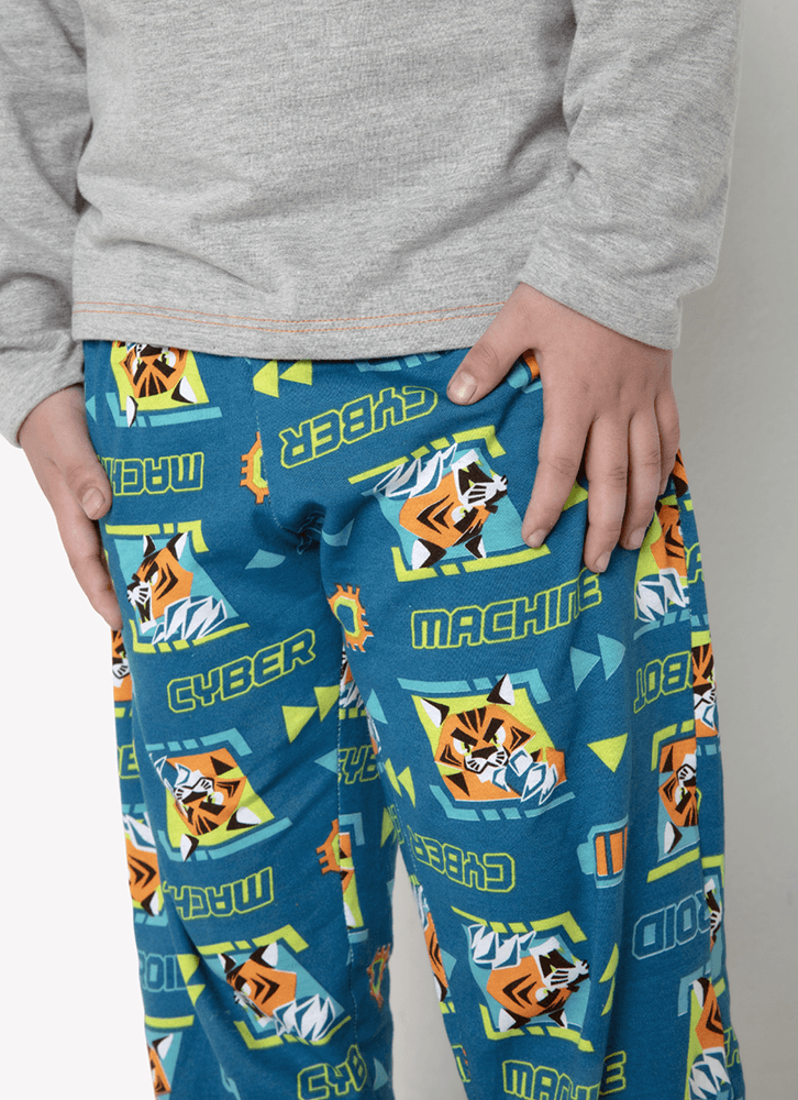 Pijama-Manga-Longa-Menino-Tigre-Robo