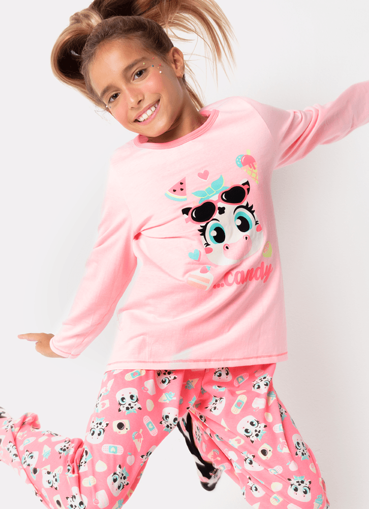 Pijama-Manga-Longa-Menina-Teen-Vaca