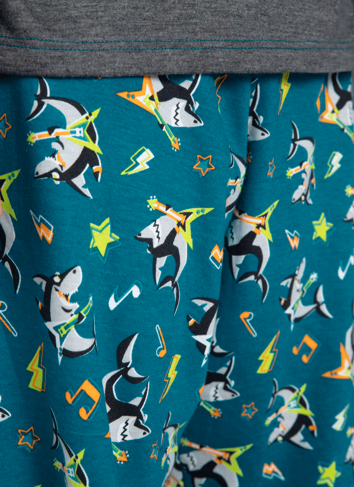 Pijama-Manga-Longa-Menino-Teen-Tubarao-Rockstar