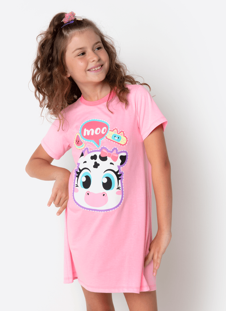 Camisola-Manga-Curta-Menina-Teen-Vaca-Patches