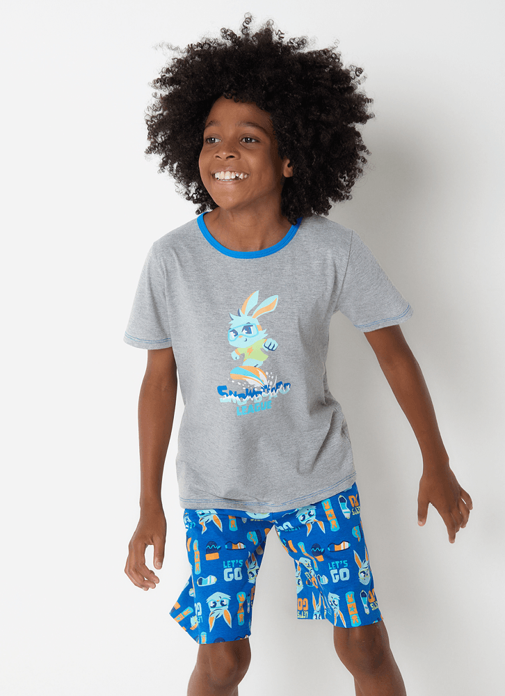 Pijama-Manga-Curta-Menino-Teen-Coelho-Radical