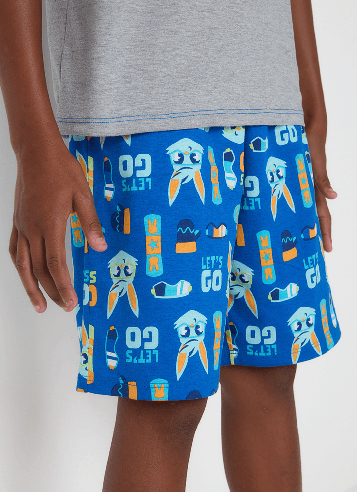 Pijama-Manga-Curta-Menino-Teen-Coelho-Radical