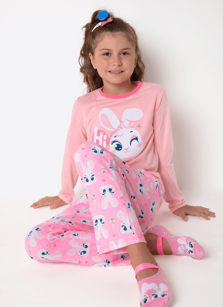 Pijama-Manga-Longa-Menina-Teen-Coelha-Romantica
