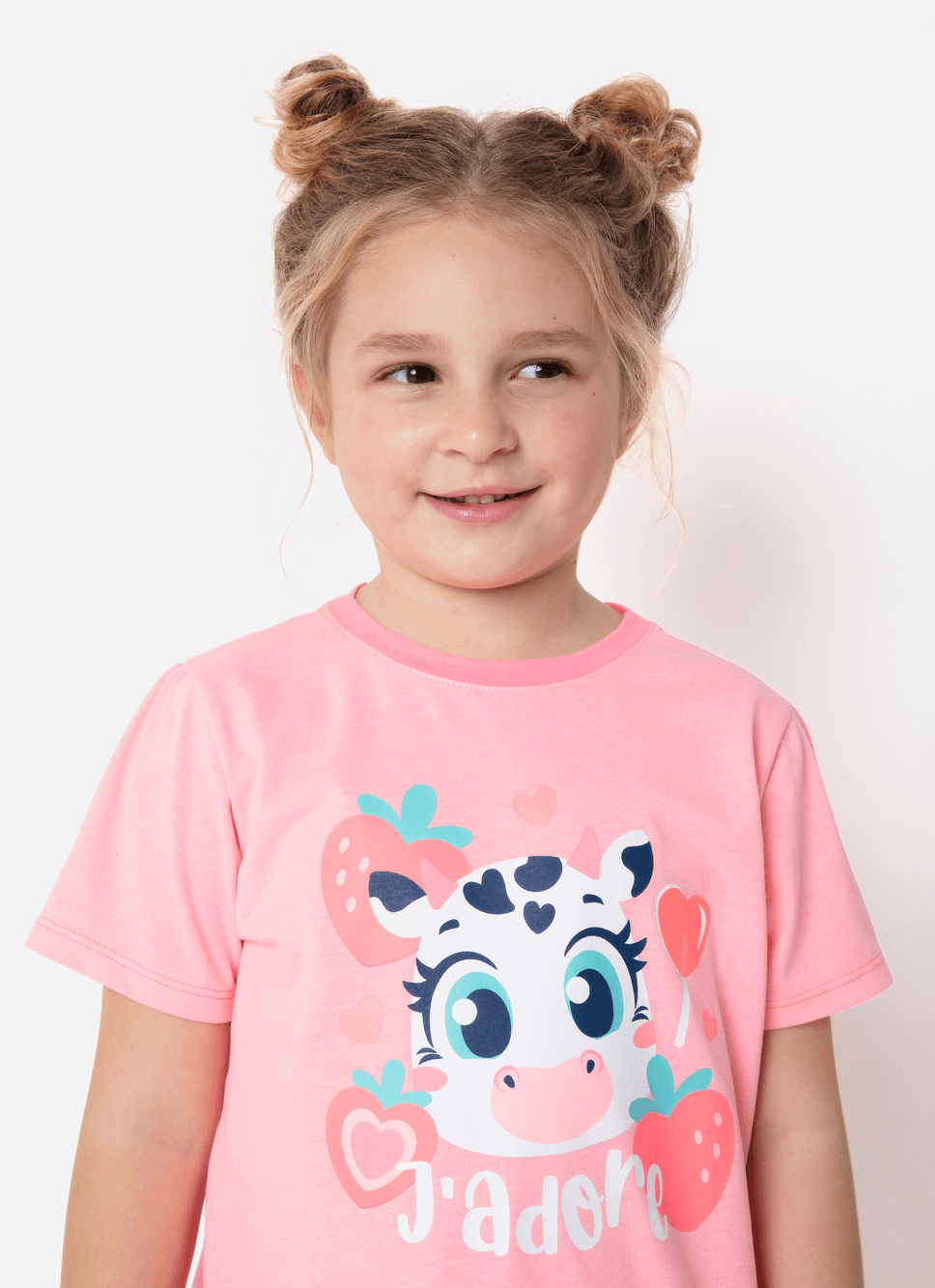 Pijama-Manga-Curta-Menina-Vaca-Romantica