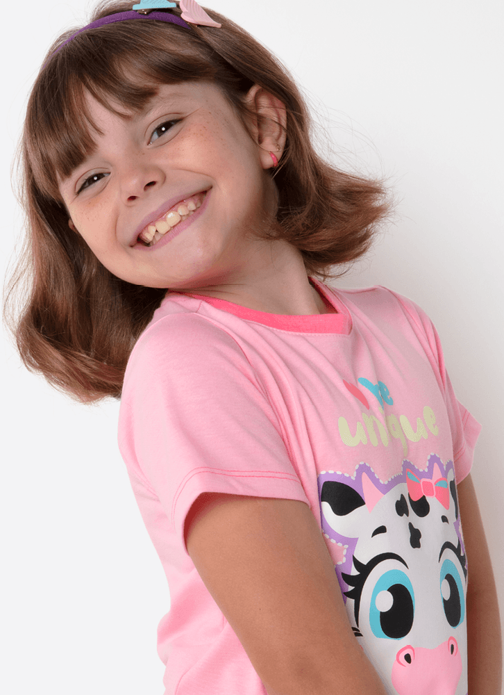 Pijama-Manga-Curta-Menina-Vaca-Patches