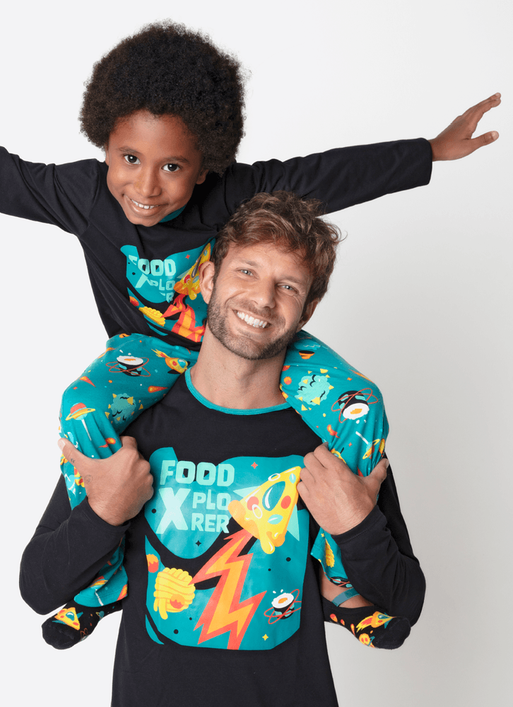 Pijama-Manga-Longa-Menino-Space-Food