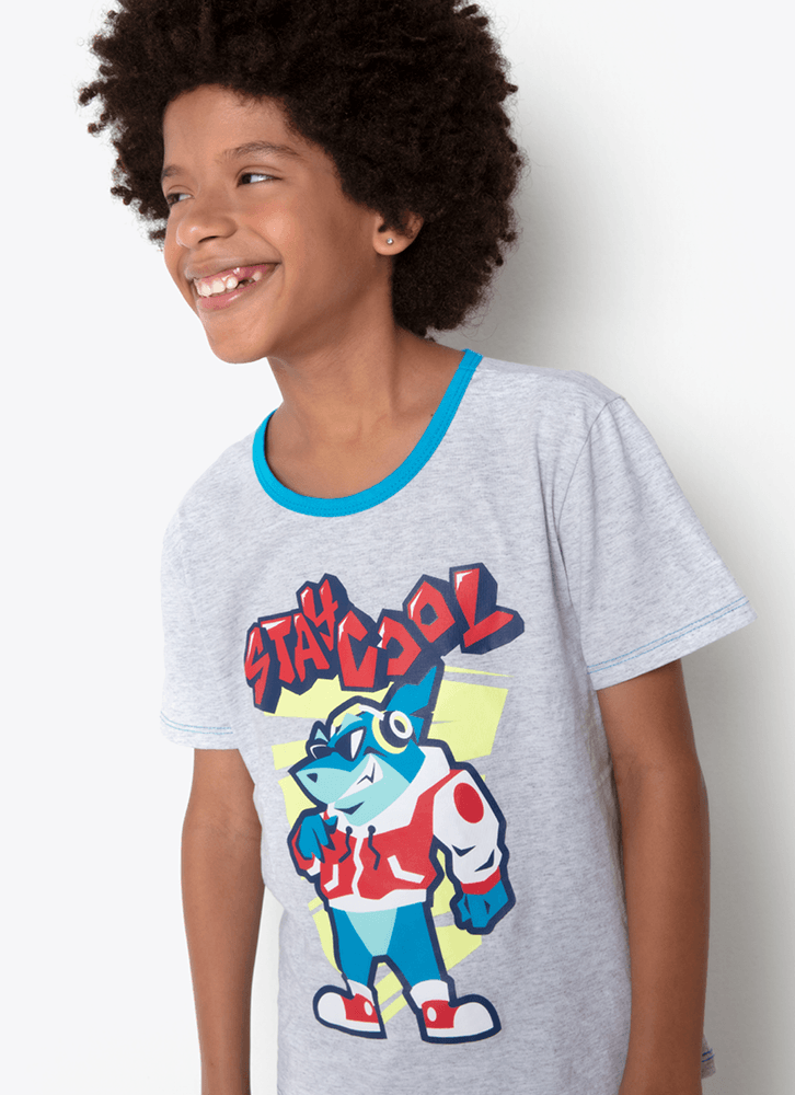 Pijama-Manga-Curta-Menino-Teen-Tubarao-Hip-Hop