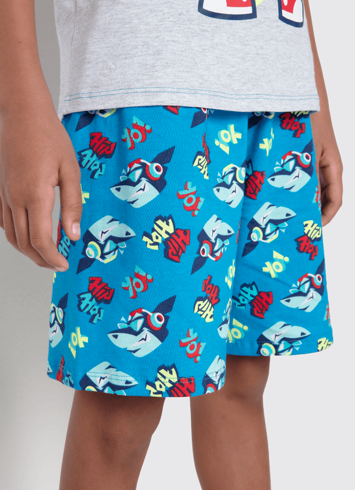 Pijama-Manga-Curta-Menino-Teen-Tubarao-Hip-Hop