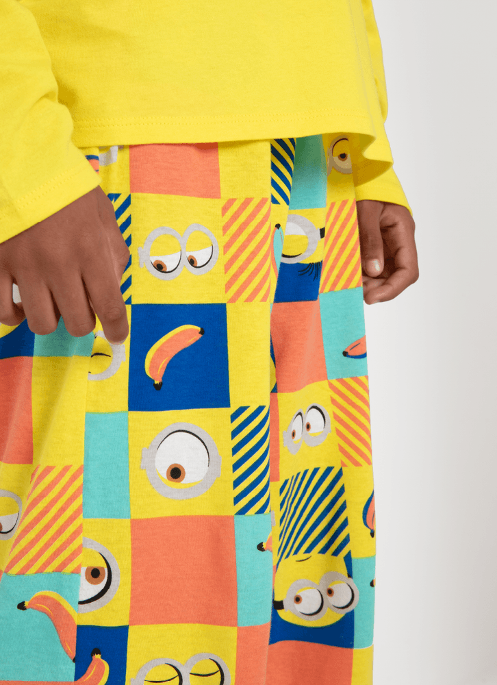 Pijama-Manga-Longa-Teen-Unissex-Minions