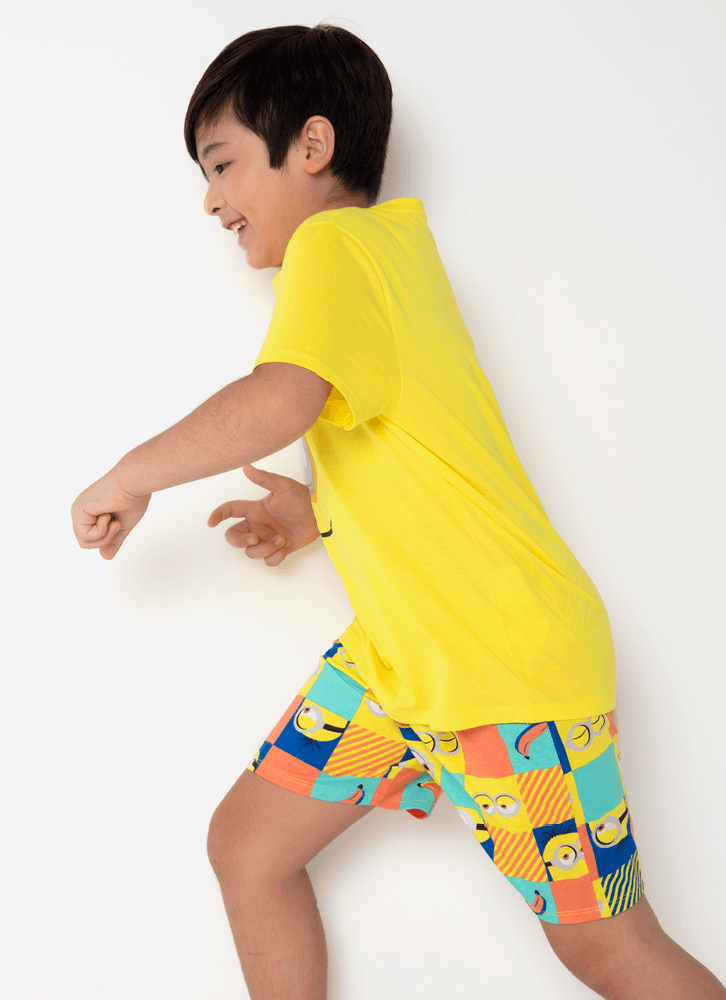 Pijama-Manga-Curta-Teen-Unissex-Minions