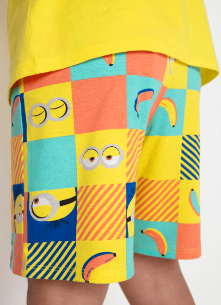 Pijama-Manga-Curta-Teen-Unissex-Minions