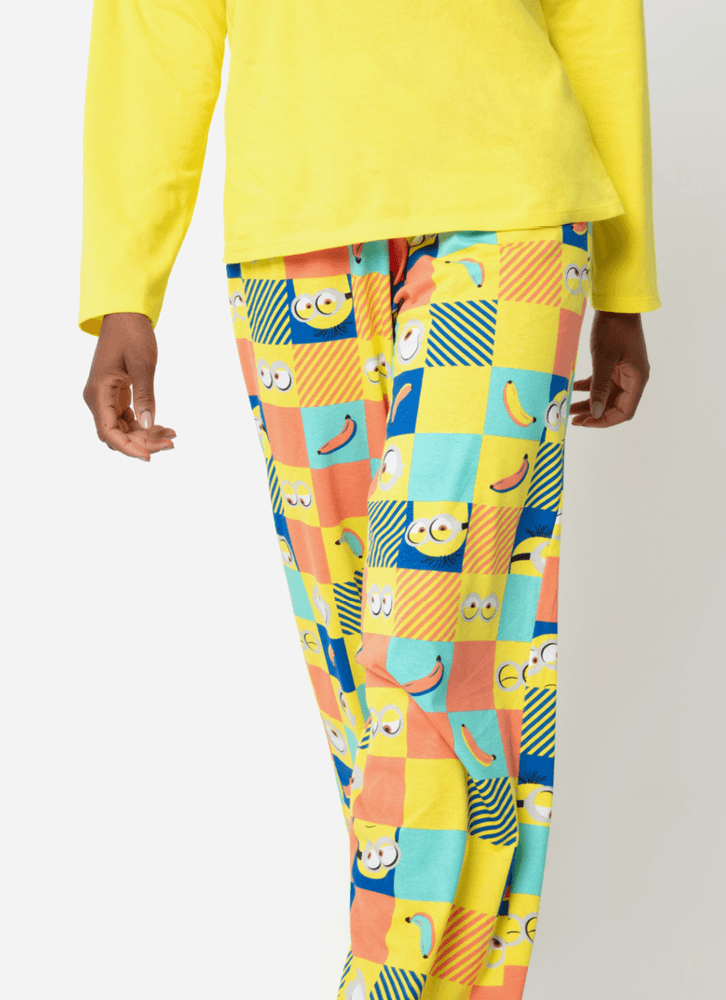 Pijama-Manga-Longa-Adulto-Unissex-Minions