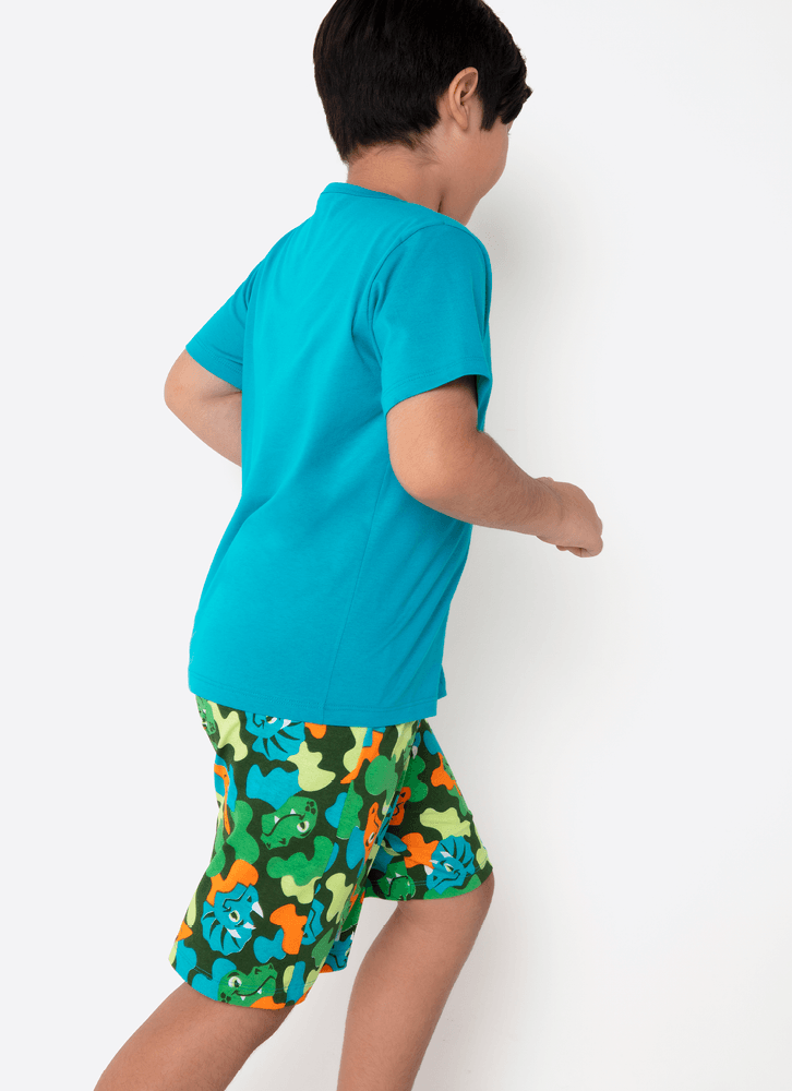 Pijama-Manga-Curta-Menino-Teen-Dino-Trio