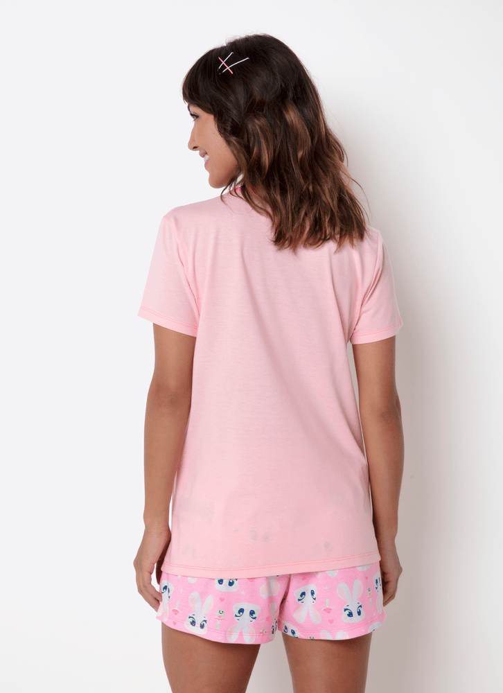 Pijama-Manga-Curta-Feminino-Coelha-Romantica