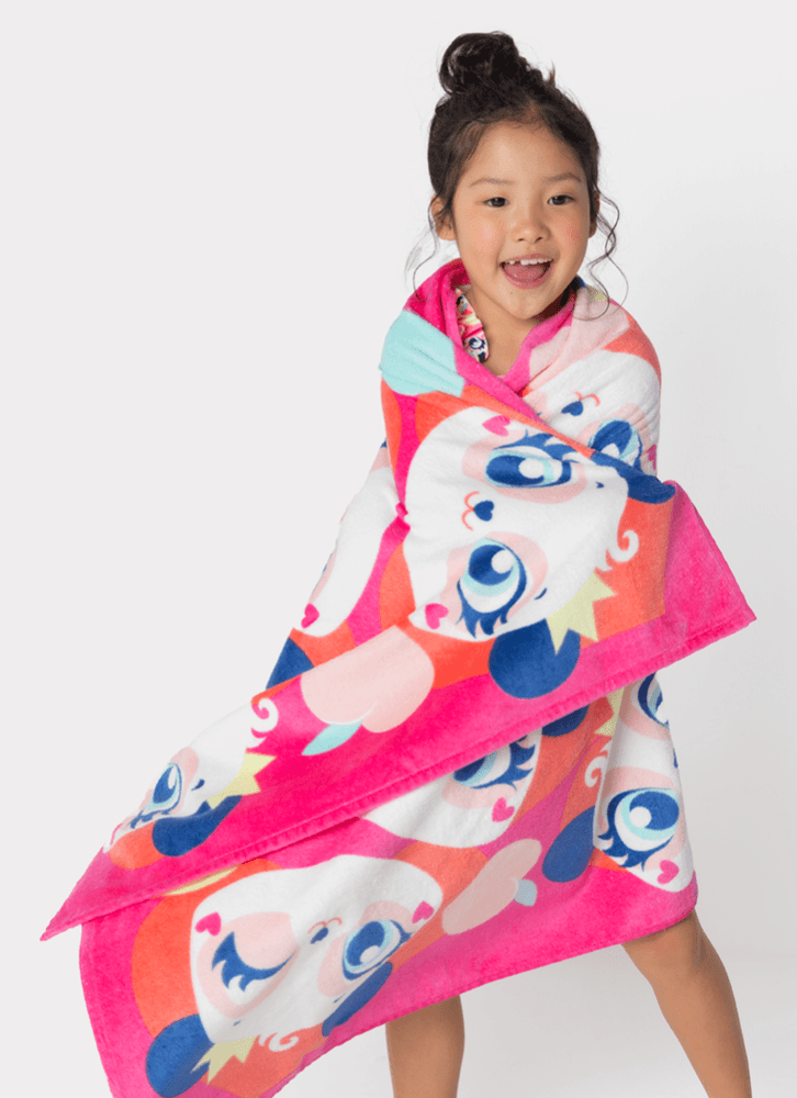 Toalha-De-Praia-Menina-Panda-Romantico