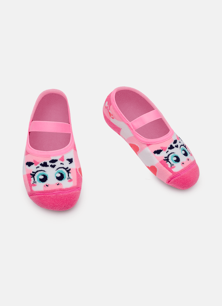 Meia-Sapatilha-Antiderrapante-Bebe-Menina-Vaca-Romantica