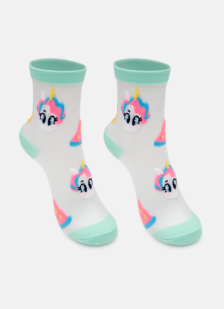 Meia-Soquete-Transparente-Menina-Unicornio-Aloha