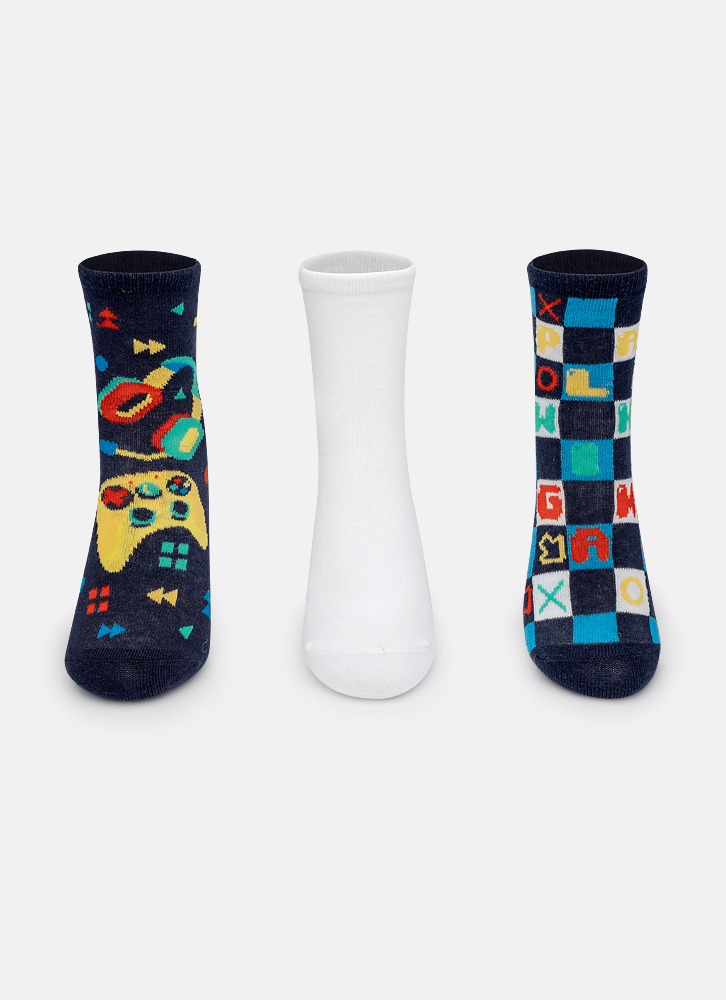 Kit-Com-3-Meias-Menino-Game