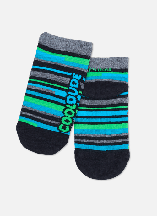 Meia Cano Micro Menino Listrada