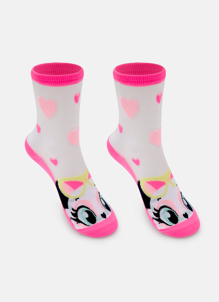 Meia-Soquete-Transparente-Menina-Panda-Romantico