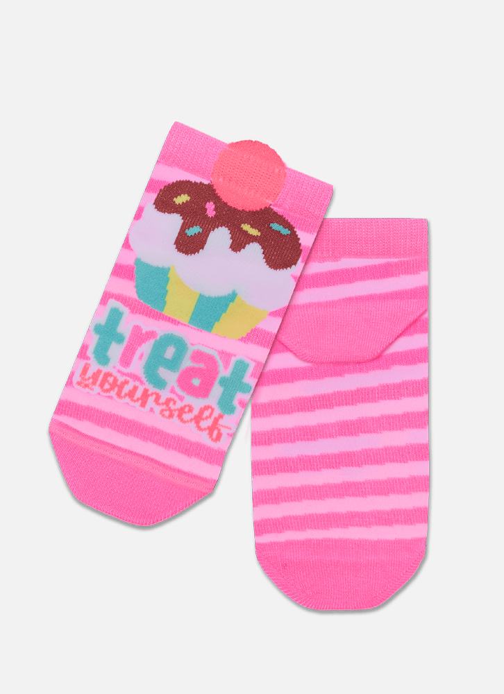 Meia-Cano-Curto-Menina-Cupcake