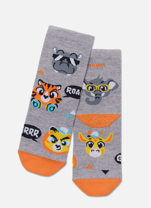 Meia Soquete Menino Animais