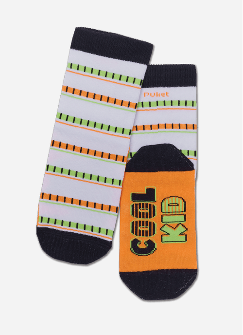 Meia Soquete Menino Listras