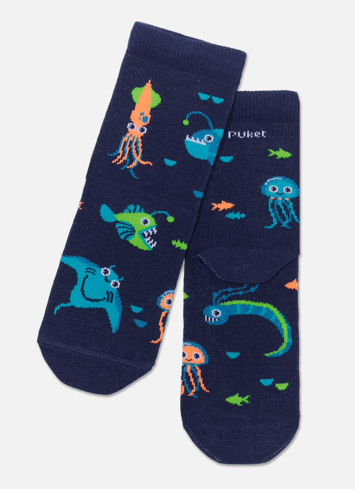 Meia-Soquete-Menino-Peixes