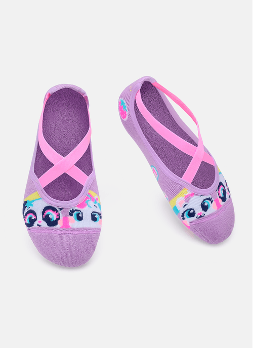 Meia Sapatilha Antiderrapante Feminina Multibichos Best Friend