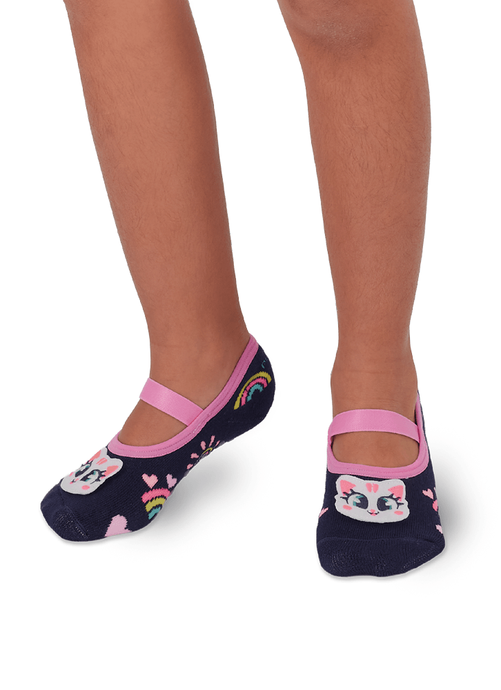 Meia-Sapatilha-Antiderrapante-Menina-Gata