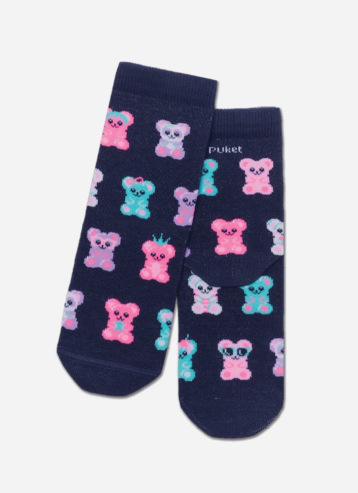 Meia-Soquete-Menina-Ursinho-Gummy