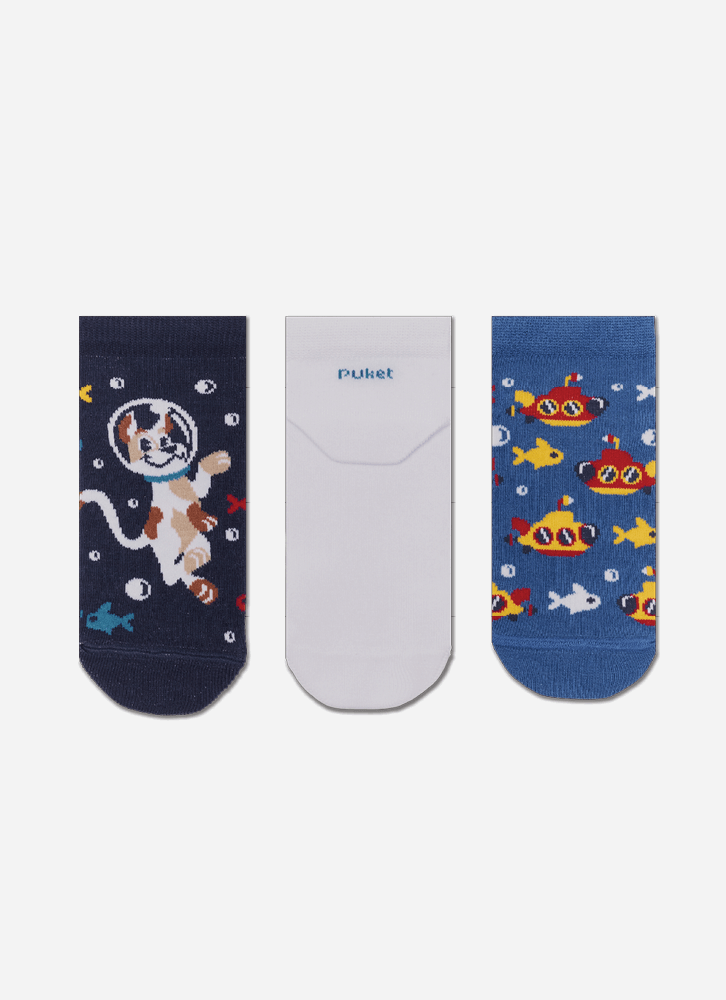 Kit-Com-3-Meias-Cano-Curto-Menino-Cachorro-Submarino