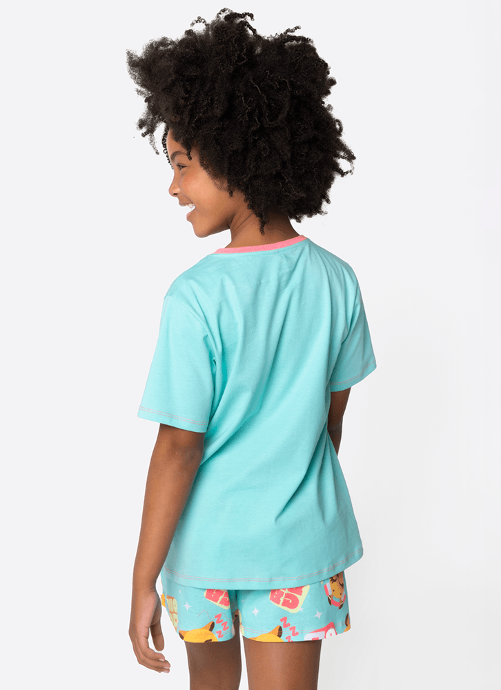 Pijama-Manga-Curta-Algodao-Menina-Teen-Capy-Bora