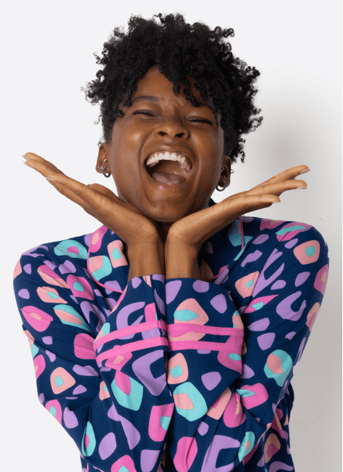 Camisola Manga Longa Viscose Feminina Onça