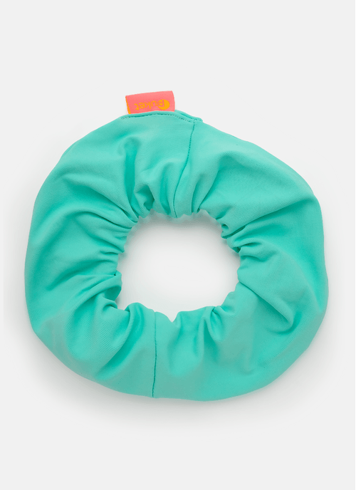 Elástico de Cabelo Verde Água