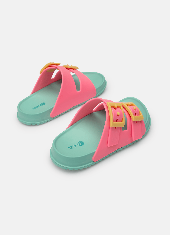 Chinelo-Slide-Menina-Color-Block-Rosa