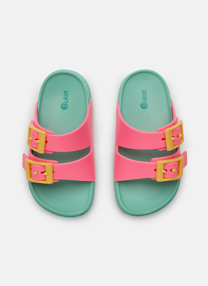 Chinelo-Slide-Menina-Color-Block-Rosa