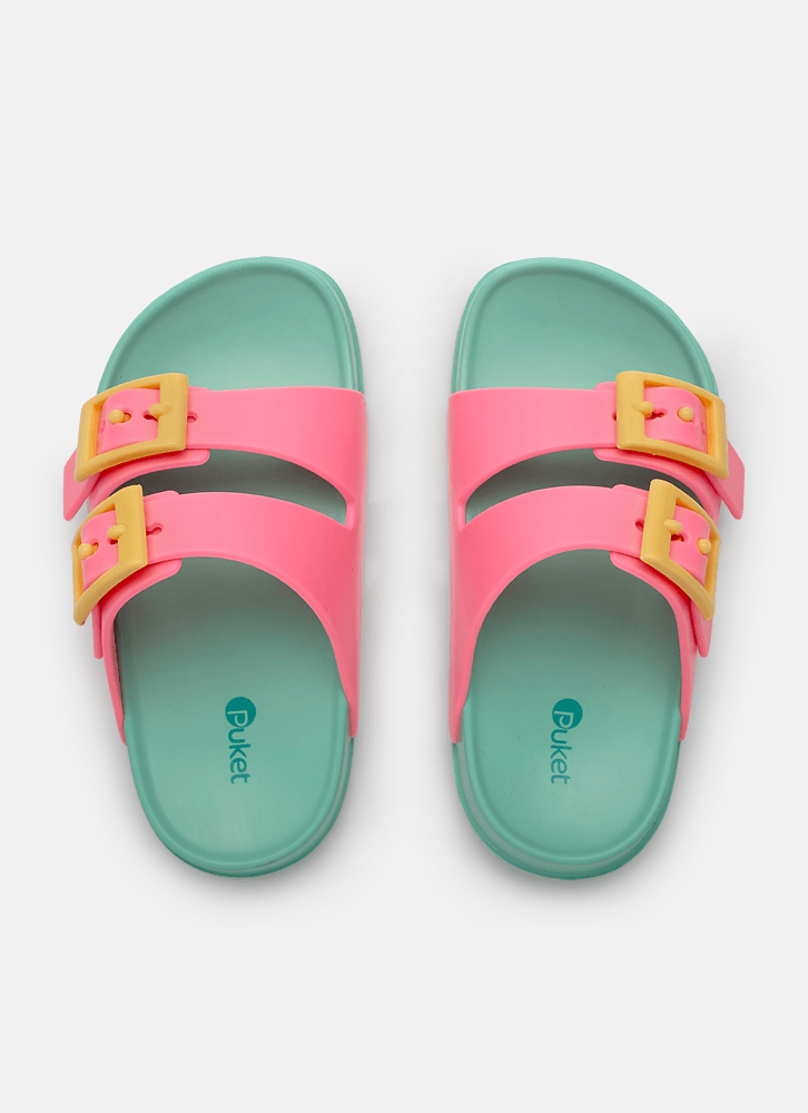Chinelo-Slide-Menina-Color-Block-Rosa
