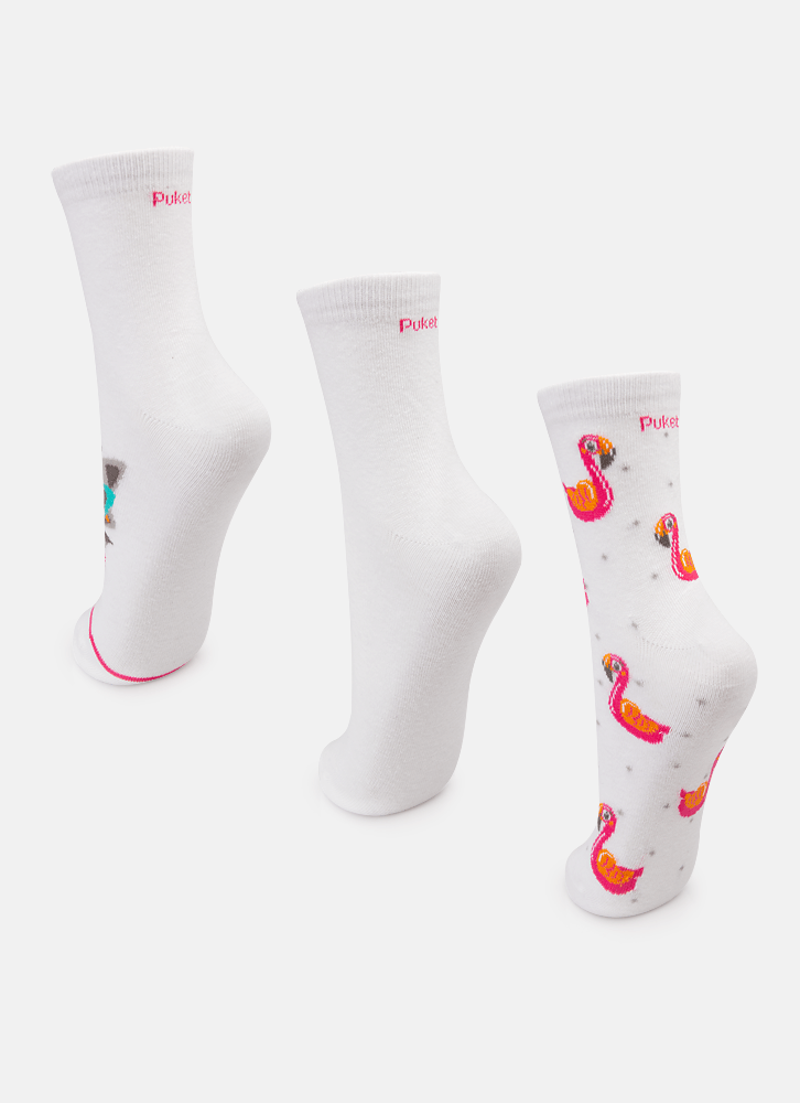 Kit-Com-3-Meias-Feminina-Guaxinim