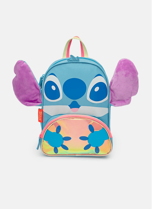 Mini Mochila Costas Holográfica Stiitch