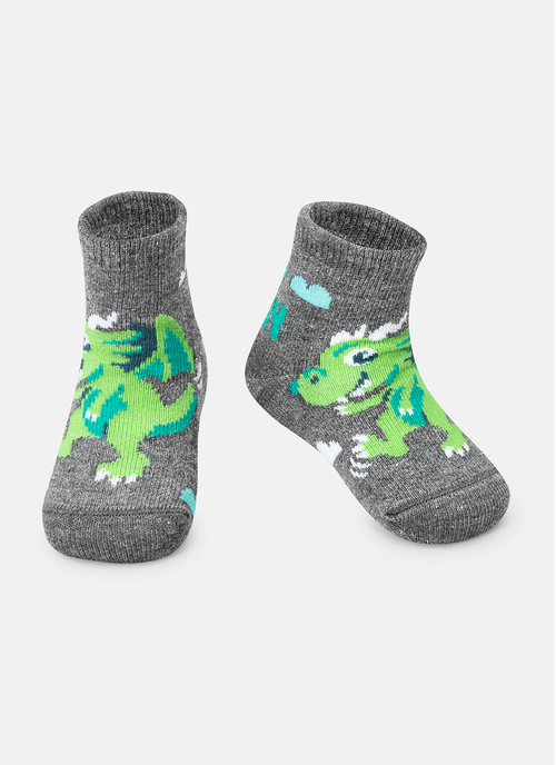 Meia Soquete Bebê RN Menino Dragão