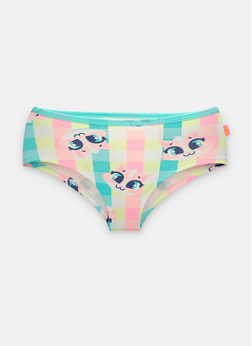Calcinha Caleçon Algodão Menina Teen Gata Picnic