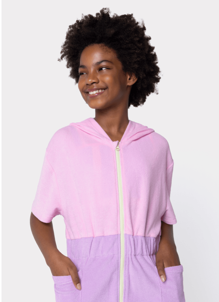 Saida-De-Praia-Menina-Teen-Color-Block-Rosa